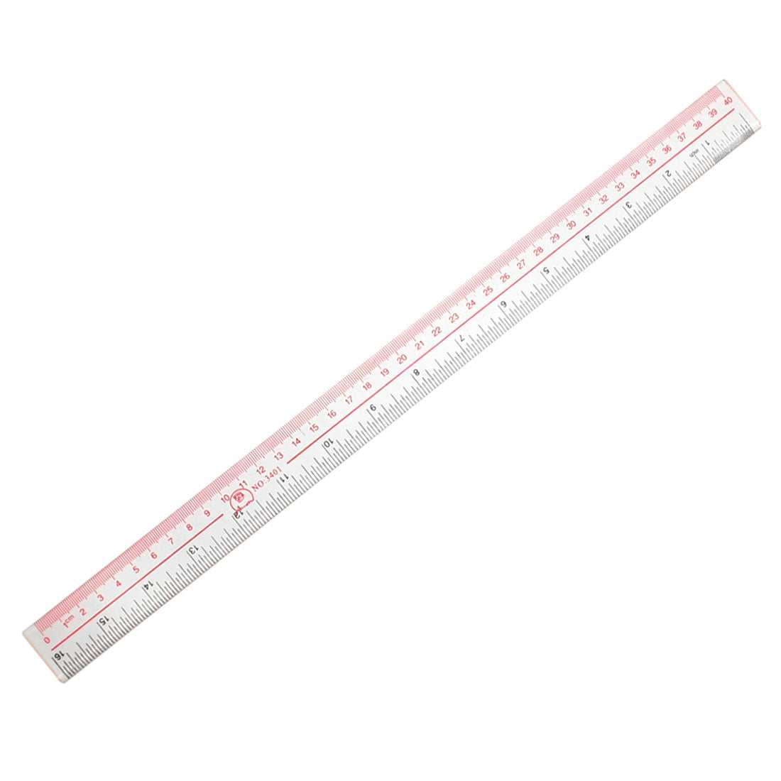 Harfington 40cm 16 Inch Length Measure Clear Plastic Straight Edge Ruler