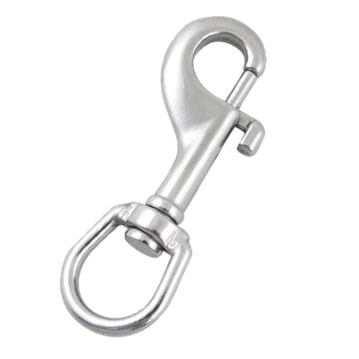 Harfington Silver Tone Alloy Bolt Put Swivel Eye Hook Lead Rope