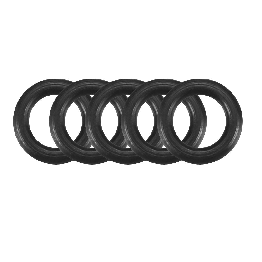 Harfington Nitrile Rubber O-Rings Metric Buna-N Sealing Gasket Black Pack of 50