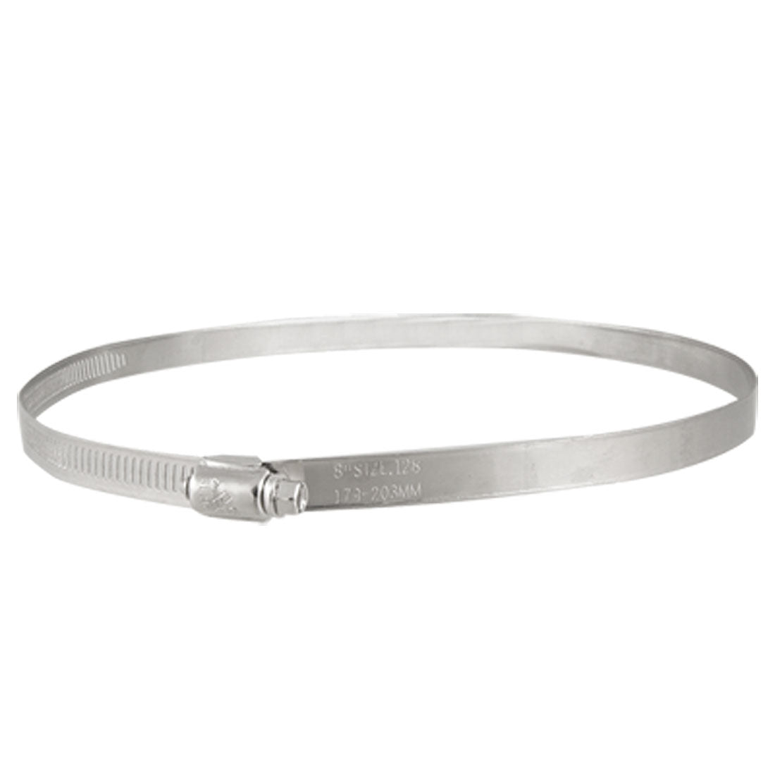 Harfington 179-203mm Adjustable Range 7" - 8" Stainless Steel  Hose Clamp