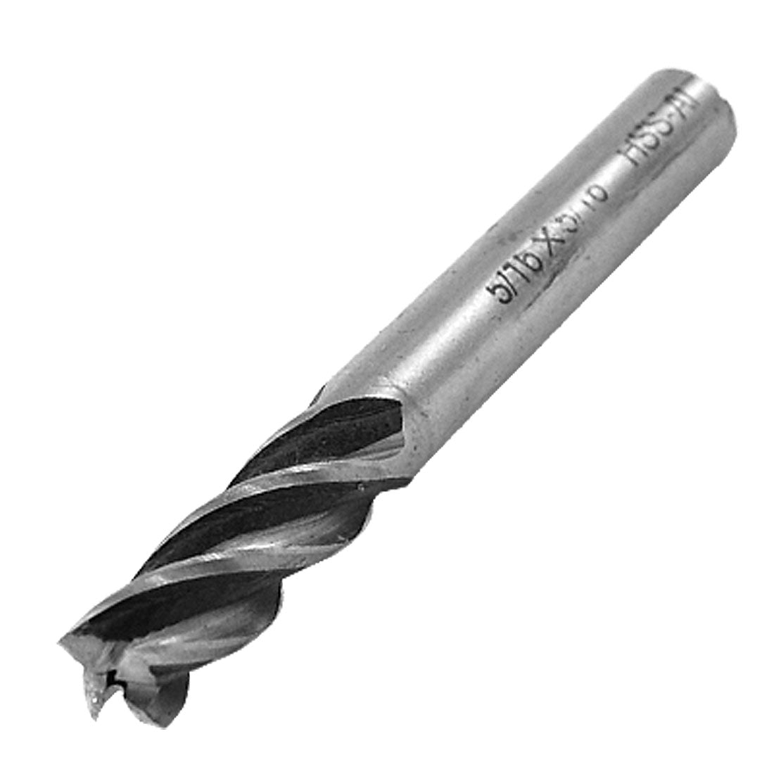 Harfington 5/16" x 5/16" HSS Straight Shank 4 Flute Endmill Milling Cutter