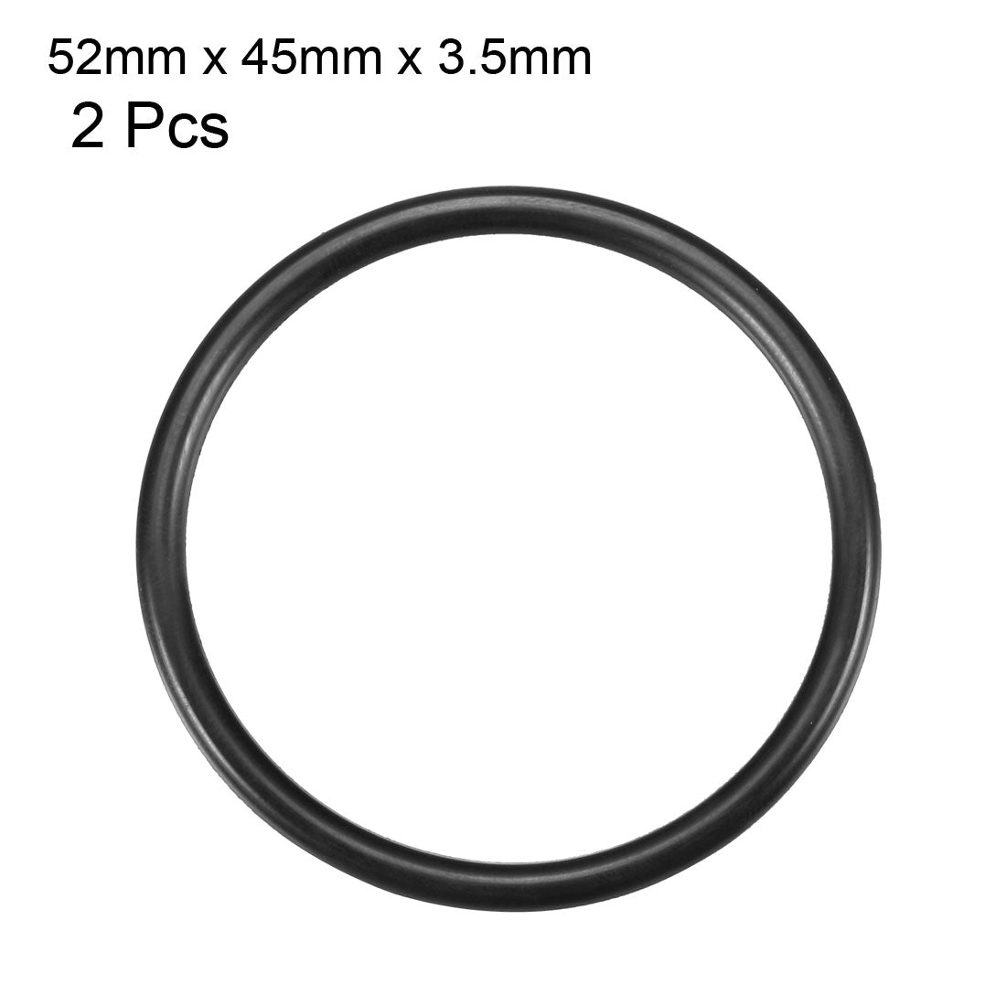 Harfington Nitrile Rubber O-Rings Metric Buna-N Sealing Gasket Pack of 2