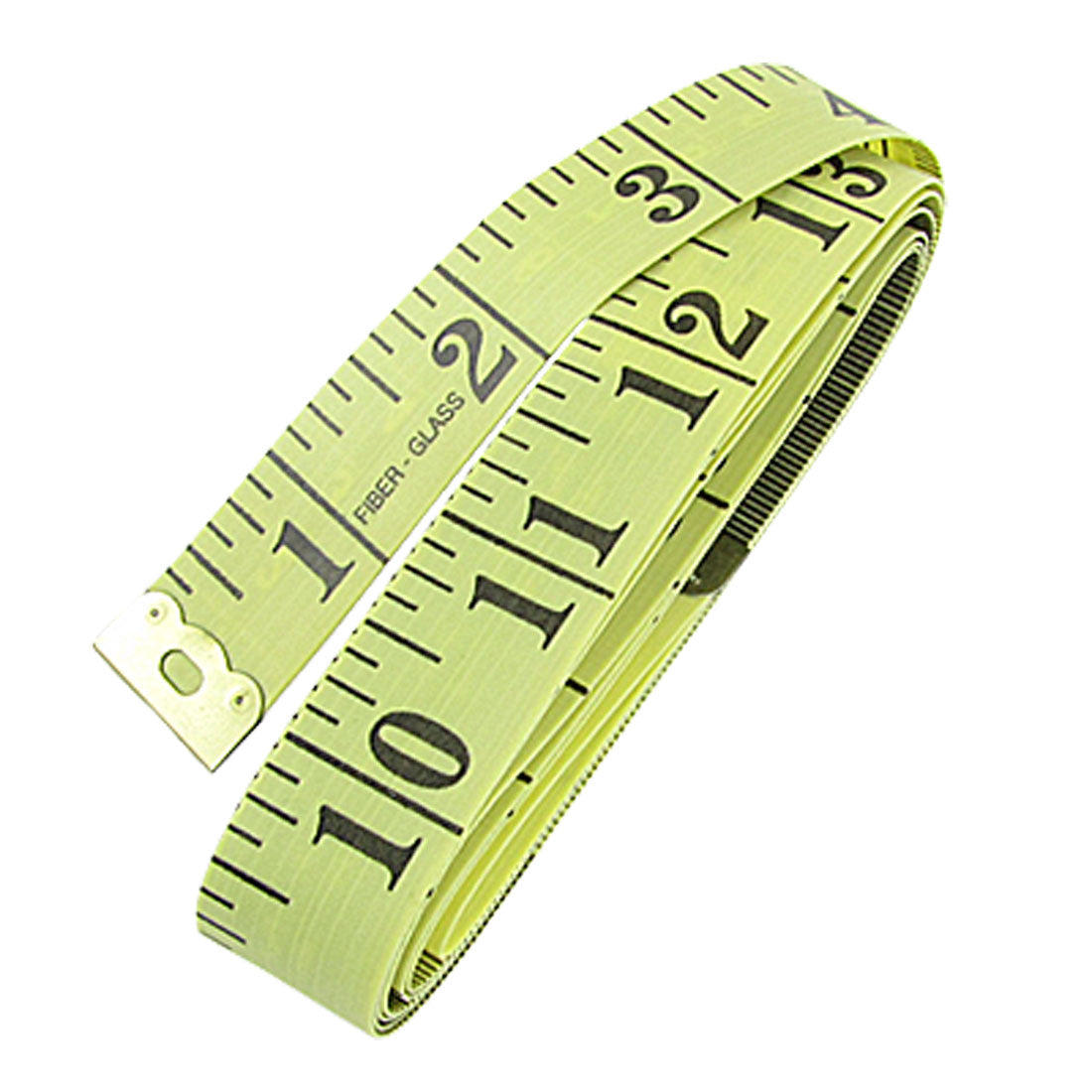 Harfington Tailor Seamstress 60" Tape Measure Cloth Ruler Yellow Black