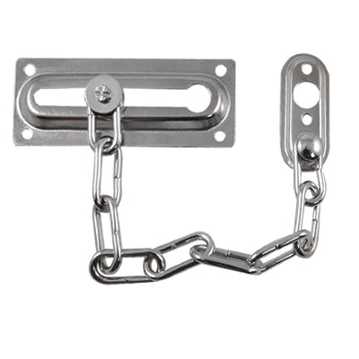 Harfington 0.16" Bore Diameter Silver Tone Metal Door Chain Guard