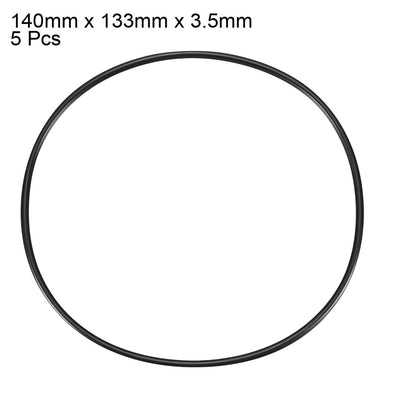 Harfington Nitrile Rubber O-Rings Metric Buna-N Sealing Gasket Pack of 5