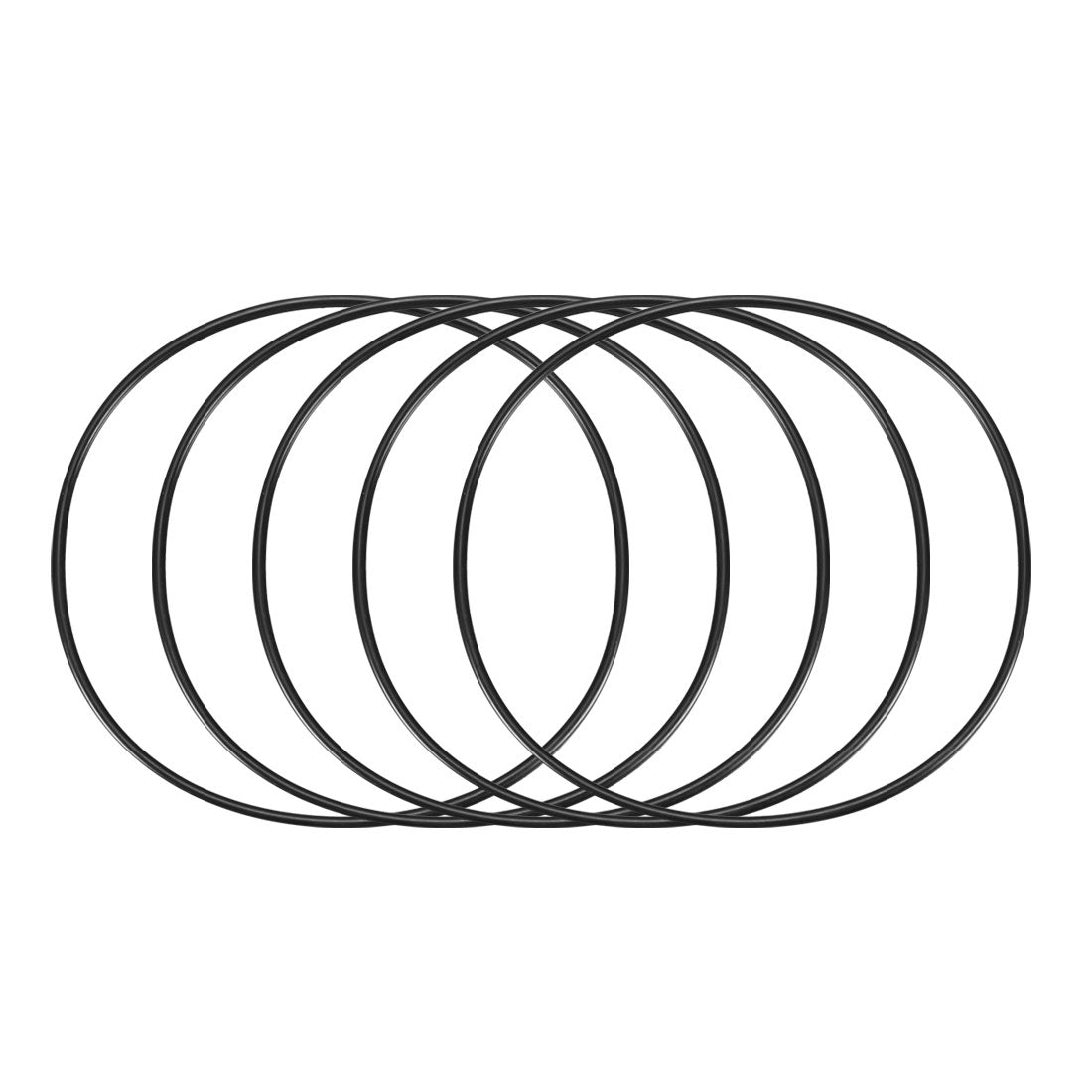 Harfington Nitrile Rubber O-Rings Metric Buna-N Sealing Gasket Pack of 5