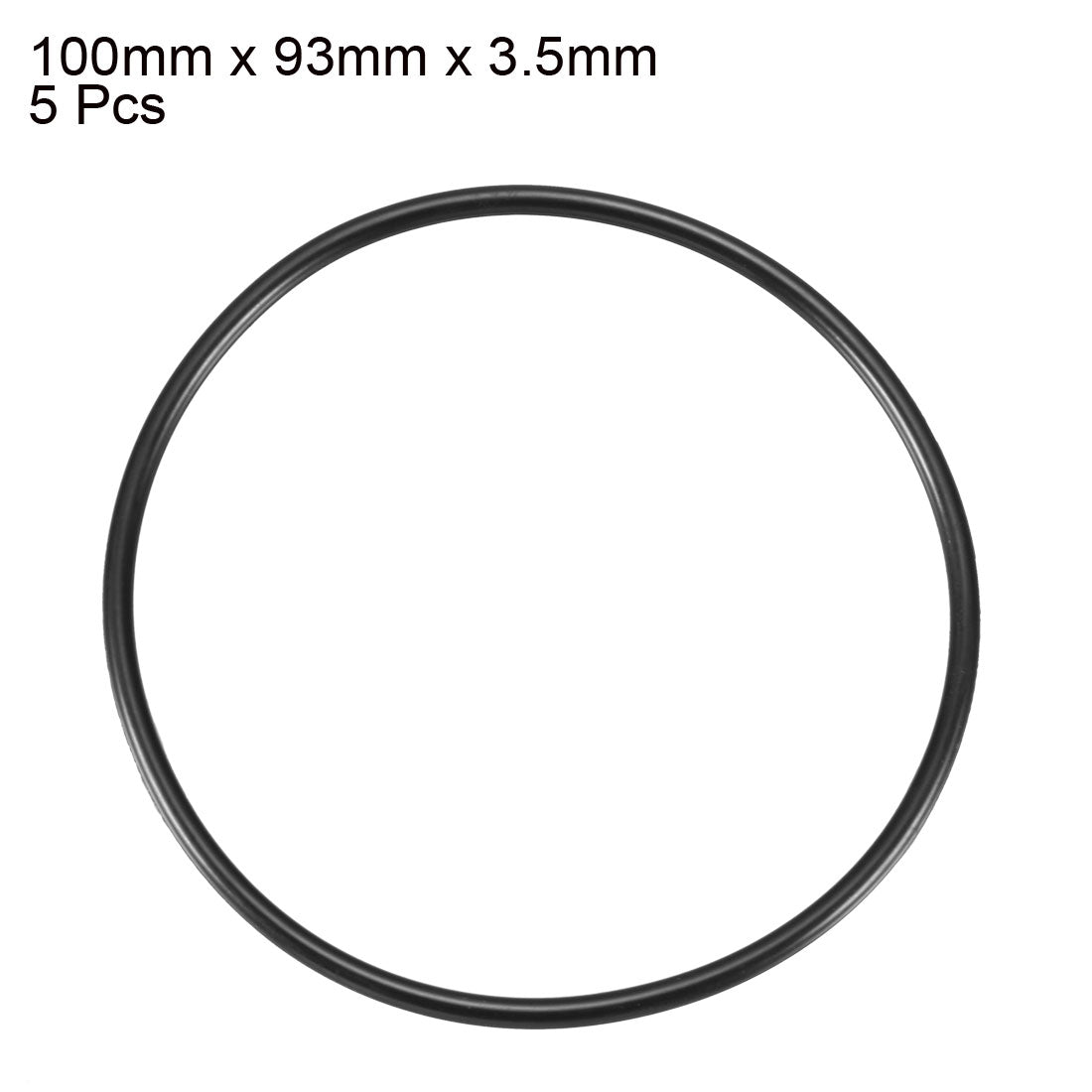 Harfington Nitrile Rubber O-Rings Metric Buna-N Sealing Gasket Pack of 5
