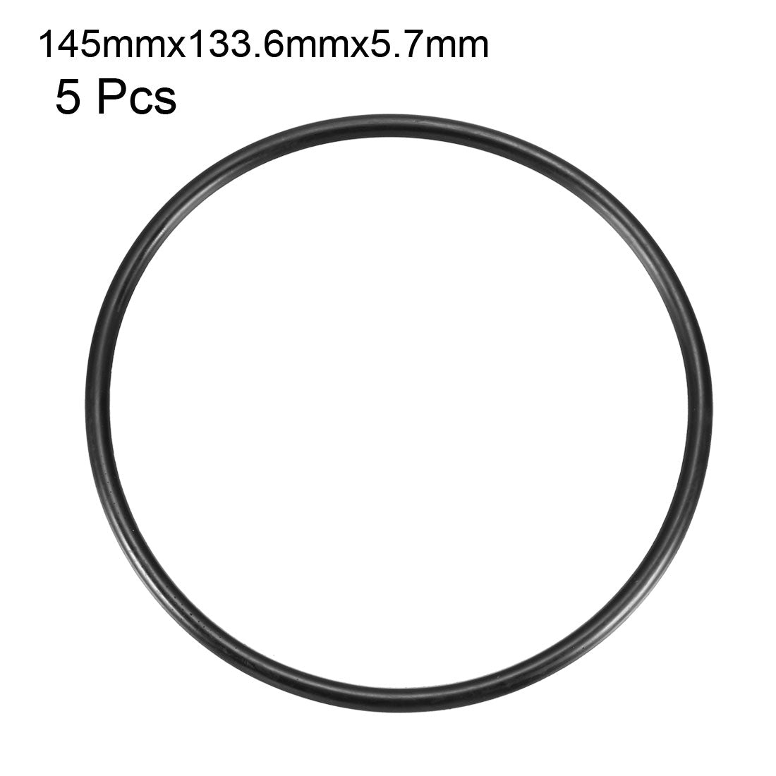 Harfington Nitrile Rubber O-Rings Metric Buna-N Sealing Gasket Pack of 5