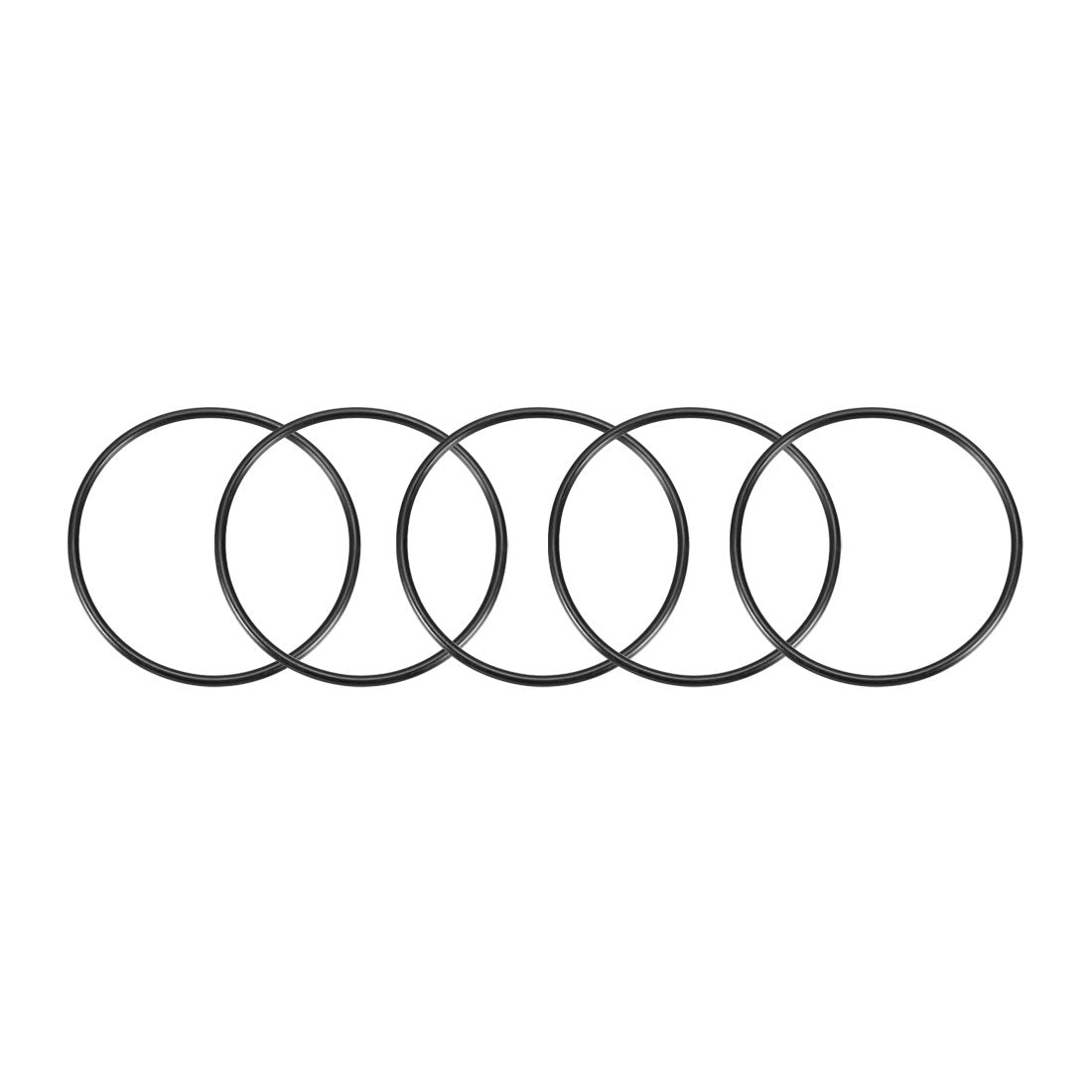 Harfington Nitrile Rubber O-Rings Metric Buna-N Sealing Gasket Pack of 5