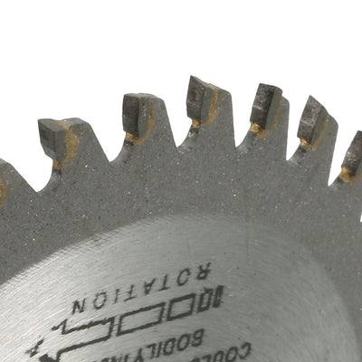 Harfington 40T 4" x 20mm Silver Tone Carbide Circular Slitting Saw Cutter