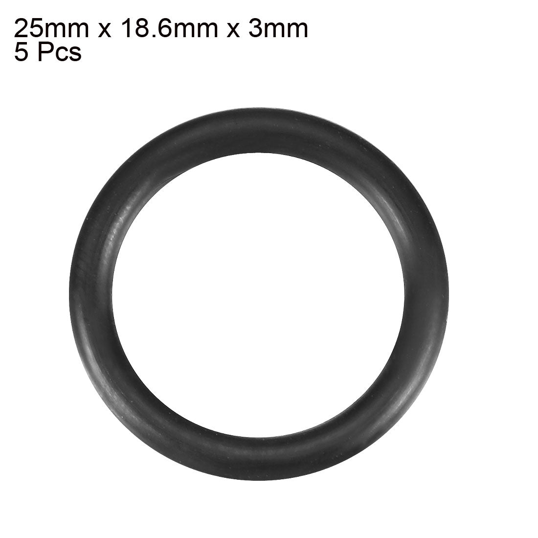 Harfington Nitrile Rubber O-Rings Metric Buna-N Sealing Gasket Pack of 5