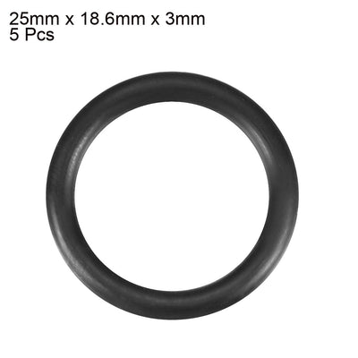 Harfington Nitrile Rubber O-Rings Metric Buna-N Sealing Gasket Pack of 5
