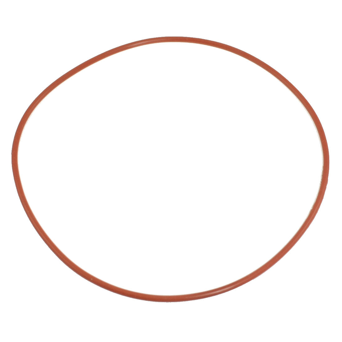 Harfington 154mm x 160mm x 3mm Brick Red Industrial Silicone O Ring Seal Gasket
