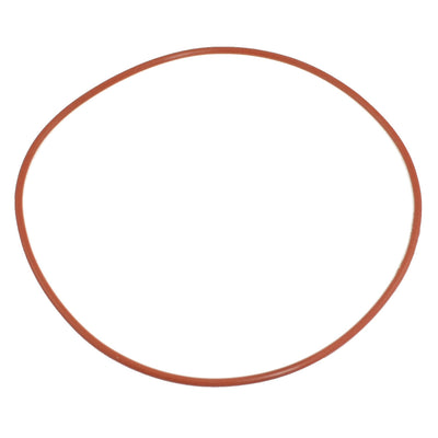 Harfington 154mm x 160mm x 3mm Brick Red Industrial Silicone O Ring Seal Gasket