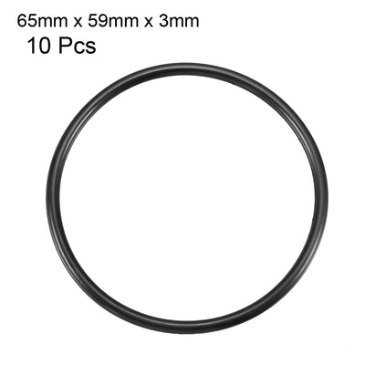 Harfington Nitrile Rubber O-Rings Metric Buna-N Sealing Gasket Pack of 10