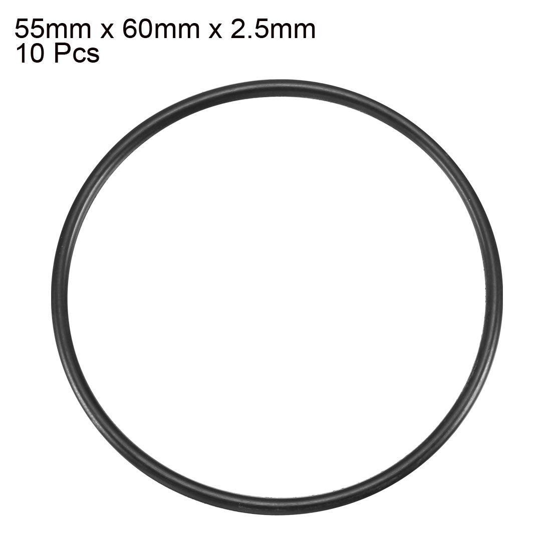 Harfington Nitrile Rubber O-Rings Metric Buna-N Sealing Gasket Pack of 10
