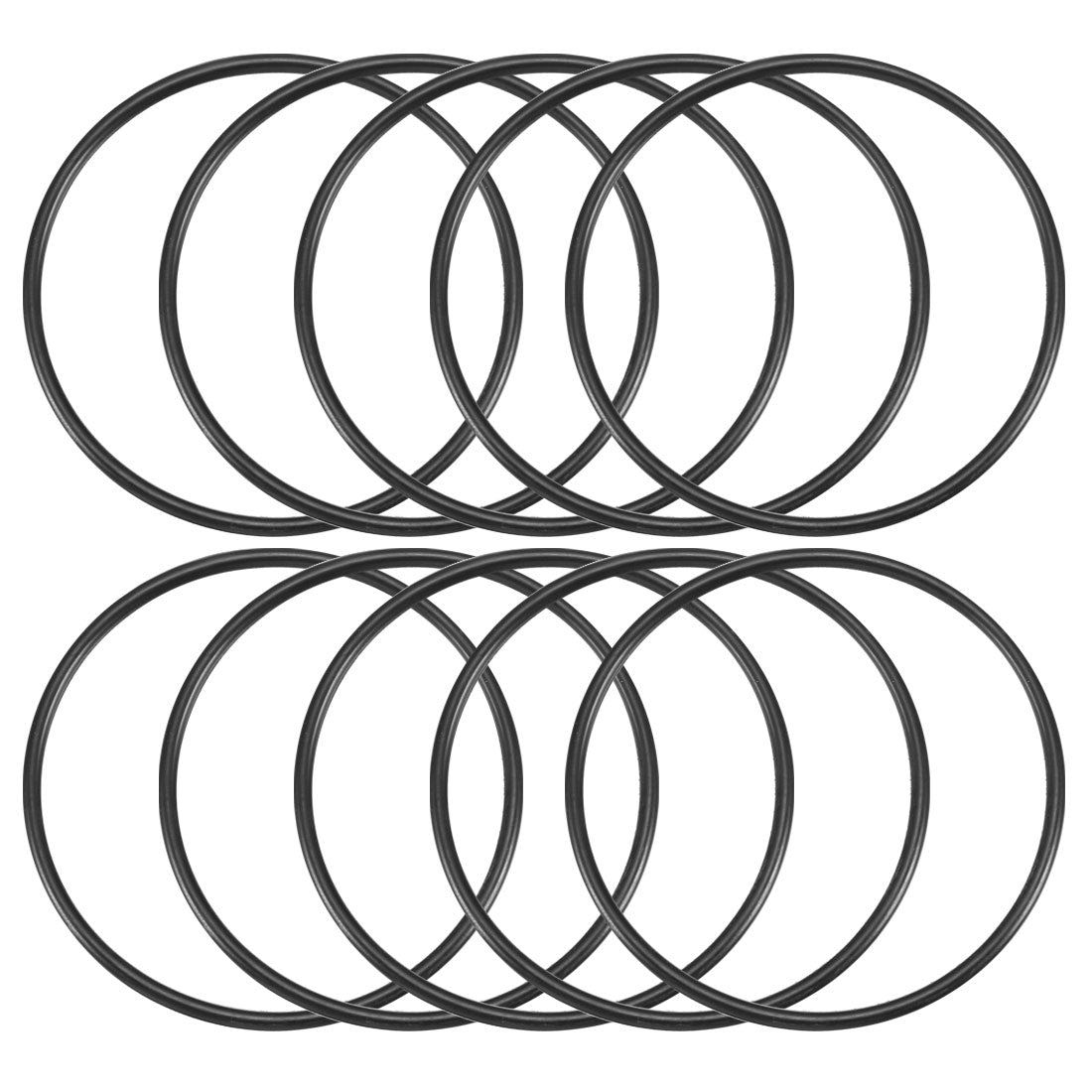 Harfington Nitrile Rubber O-Rings Metric Buna-N Sealing Gasket Pack of 10