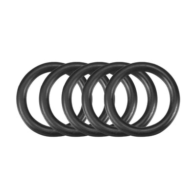 Harfington Nitrile Rubber O-Rings Metric Buna-N Sealing Gasket Black Pack of 50