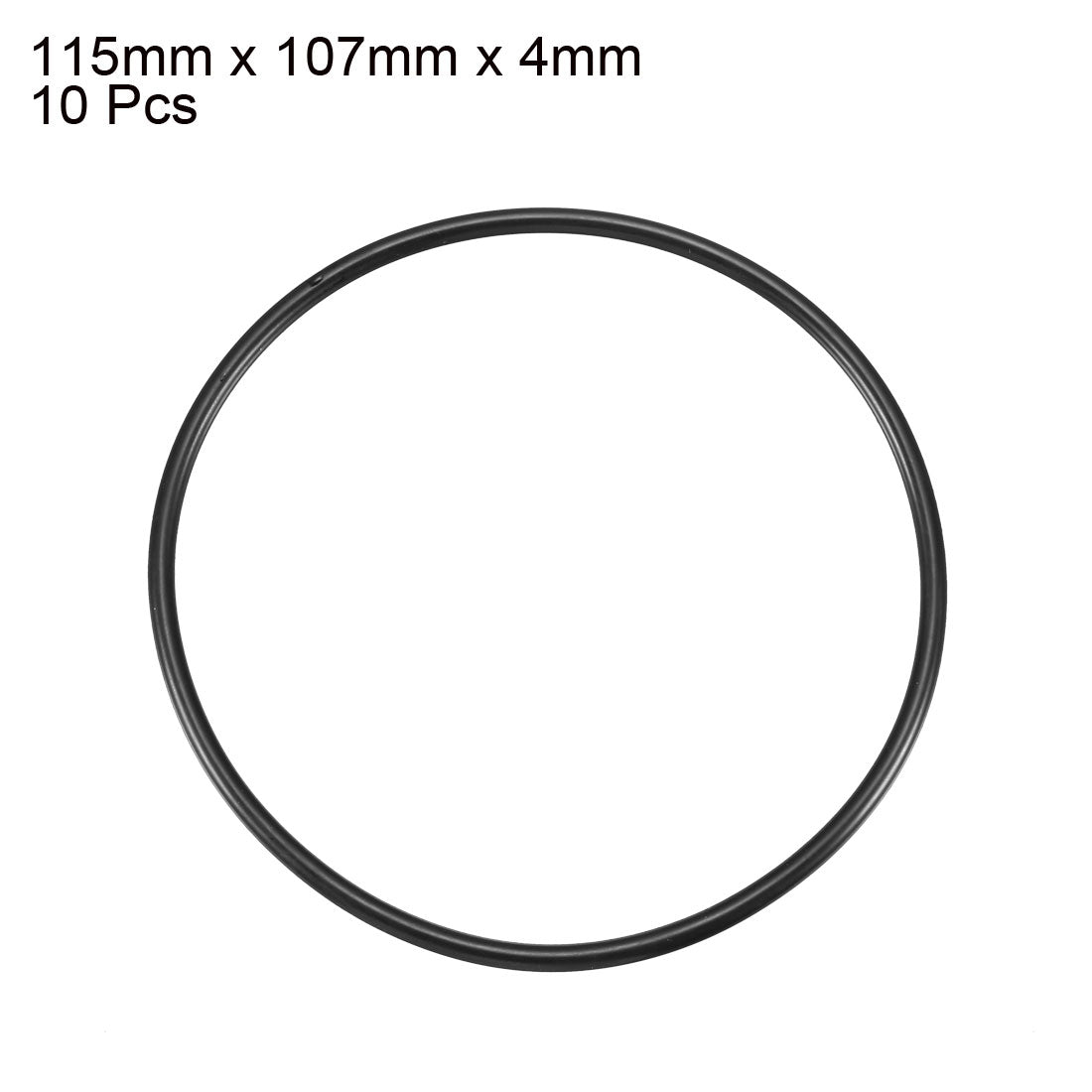 Harfington Nitrile Rubber O-Rings Metric Buna-N Sealing Gasket Pack of 10
