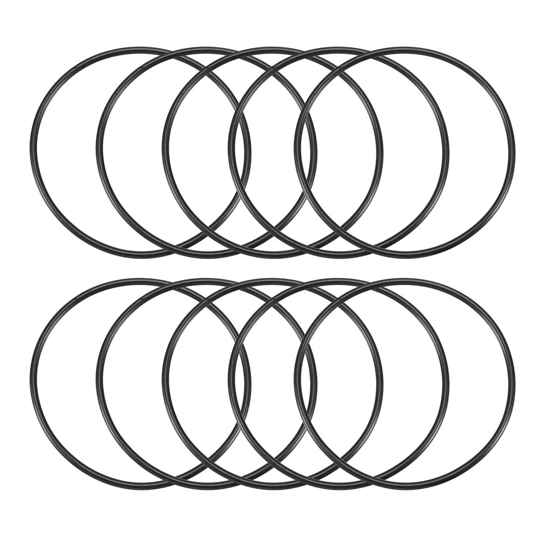Harfington Nitrile Rubber O-Rings Metric Buna-N Sealing Gasket Pack of 10