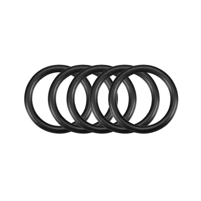 Harfington Nitrile Rubber O-Rings Metric Buna-N Sealing Gasket Black Pack of 50