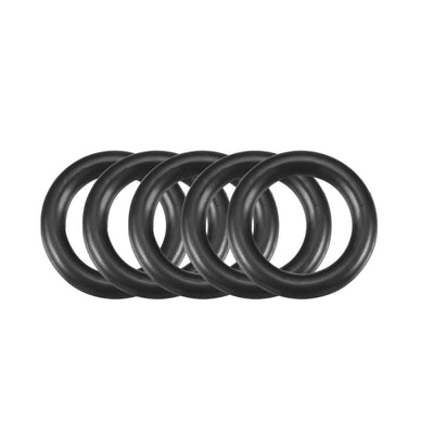 Harfington Nitrile Rubber O-Rings Metric Buna-N Sealing Gasket Black Pack of 50