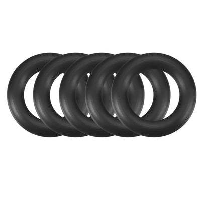 Harfington Nitrile Rubber O-Rings Metric Buna-N Sealing Gasket Black Pack of 50