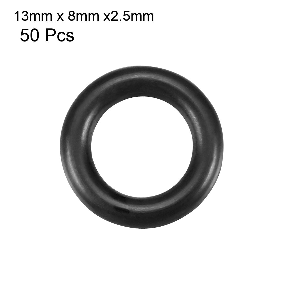 Harfington Nitrile Rubber O-Rings, Metric Buna-N Sealing Gasket 50Pcs