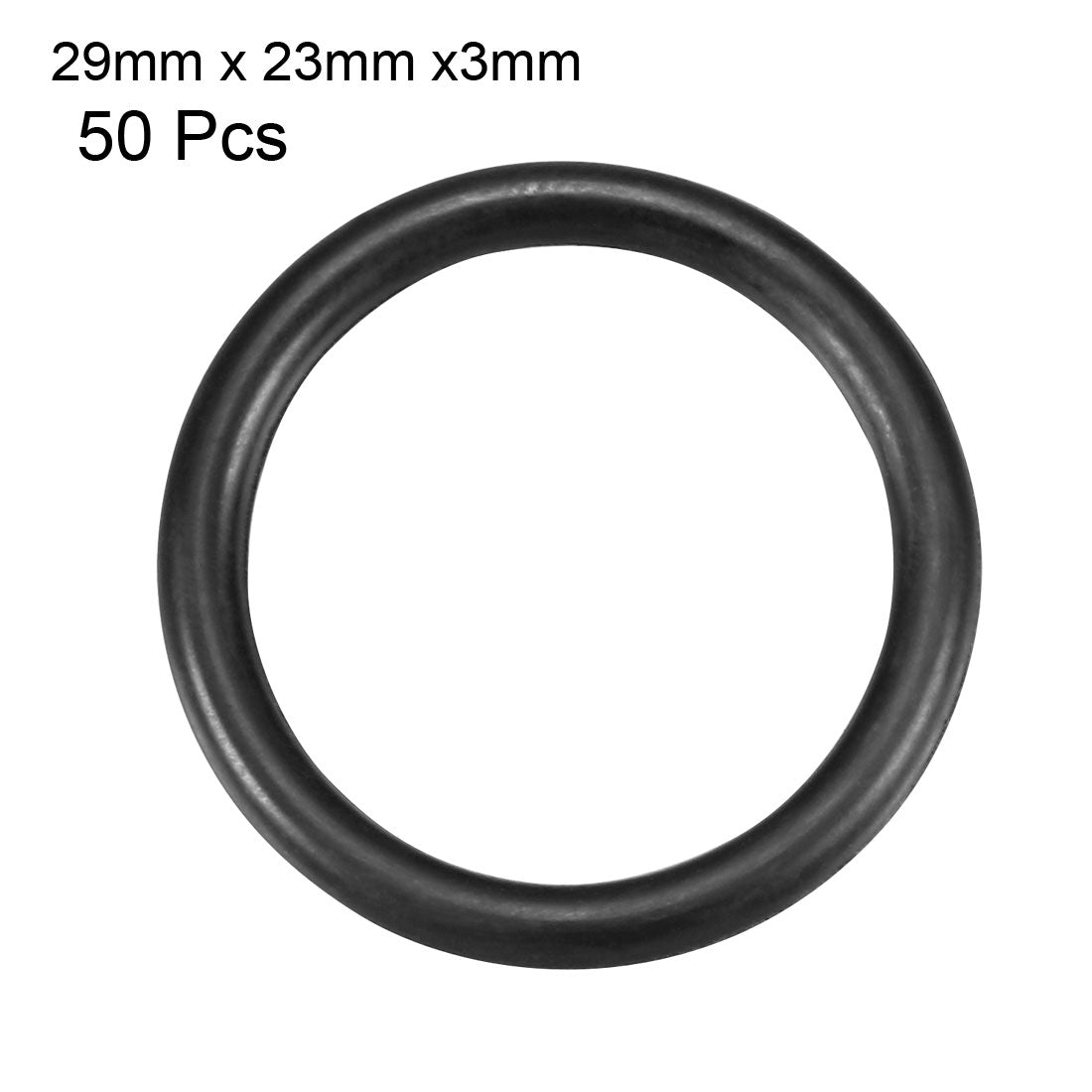 Harfington Nitrile Rubber O-Rings, Metric Buna-N Sealing Gasket 50Pcs