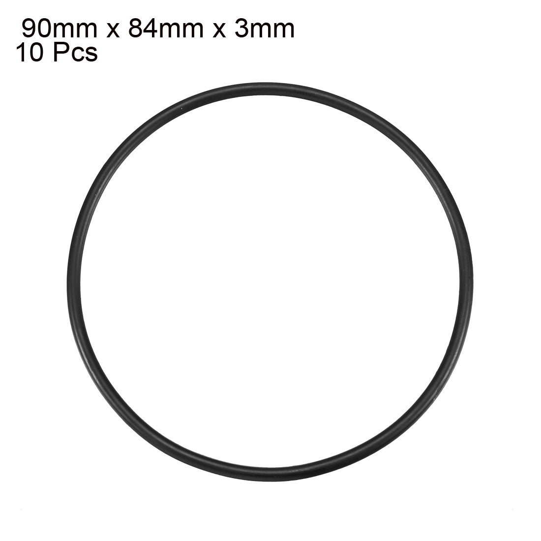 Harfington Nitrile Rubber O-Rings Metric Buna-N Sealing Gasket Pack of 10
