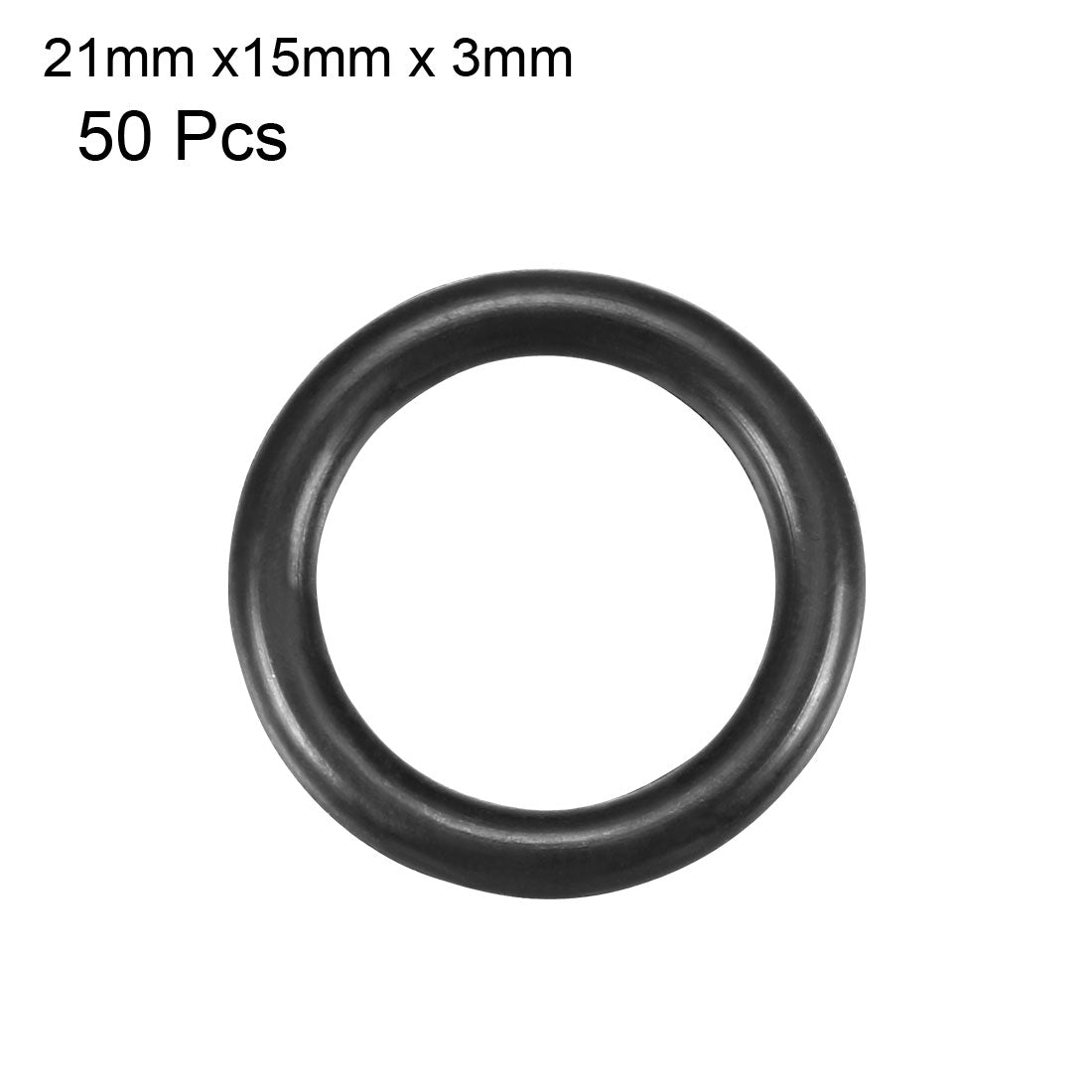 Harfington Nitrile Rubber O-Rings, Metric Buna-N Sealing Gasket 50Pcs