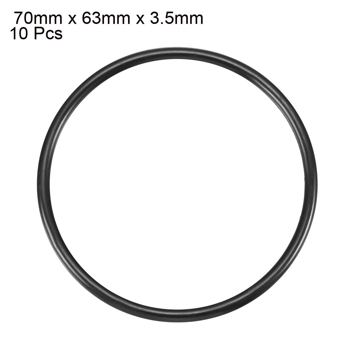 Harfington Nitrile Rubber O-Rings Metric Buna-N Sealing Gasket Pack of 10