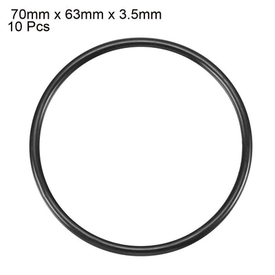 Harfington Nitrile Rubber O-Rings Metric Buna-N Sealing Gasket Pack of 10