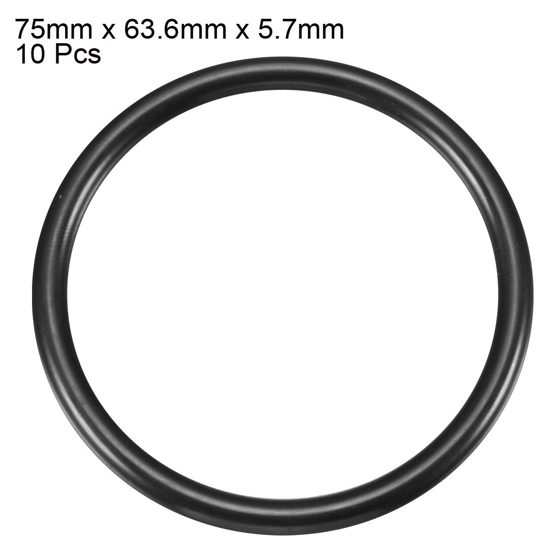 Harfington Nitrile Rubber O-Rings, Metric Buna-N Sealing Gasket Pack of 10