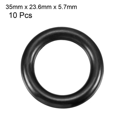 Harfington Nitrile Rubber O-Rings, Metric Buna-N Sealing Gasket Pack of 10