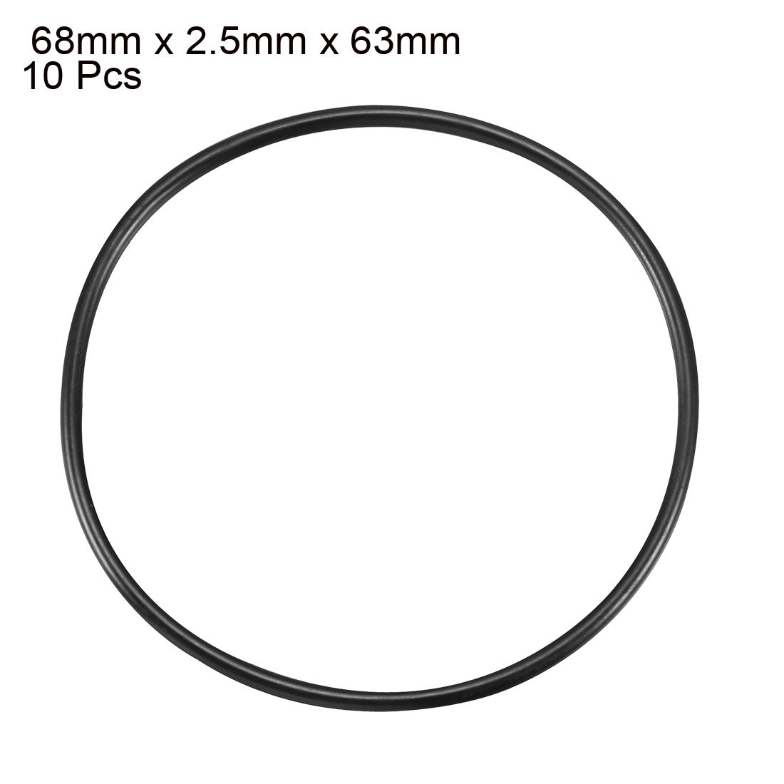 Harfington Nitrile Rubber O-Rings, Metric Buna-N Sealing Gasket Pack of 10