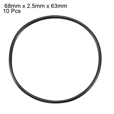 Harfington Nitrile Rubber O-Rings, Metric Buna-N Sealing Gasket Pack of 10