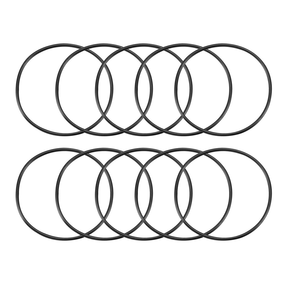 Harfington Nitrile Rubber O-Rings, Metric Buna-N Sealing Gasket Pack of 10