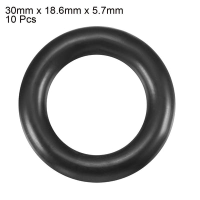 Harfington Nitrile Rubber O-Rings, Metric Buna-N Sealing Gasket Pack of 10