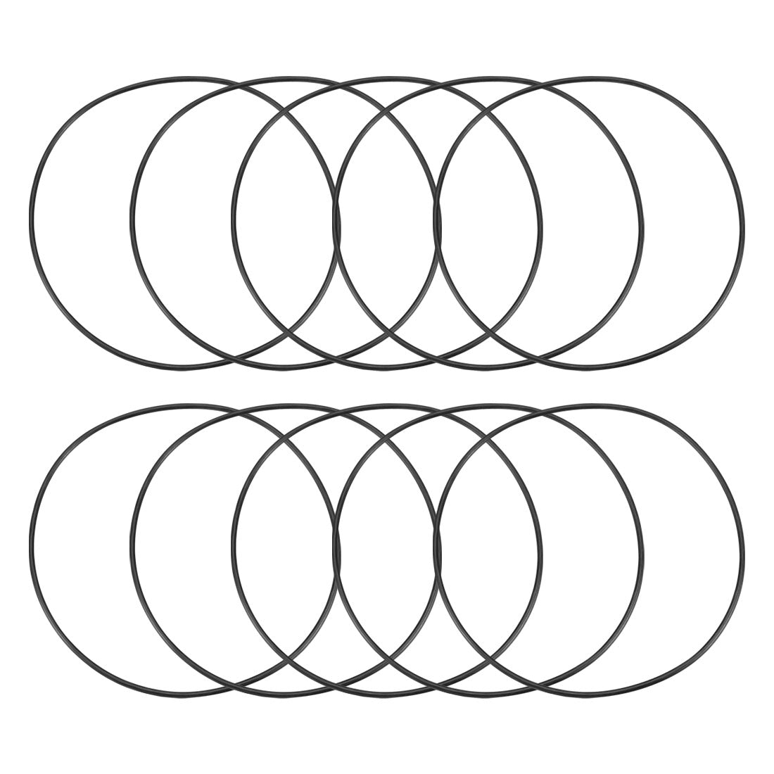 Harfington Nitrile Rubber O-Rings, Metric Buna-N Sealing Gasket Pack of 10