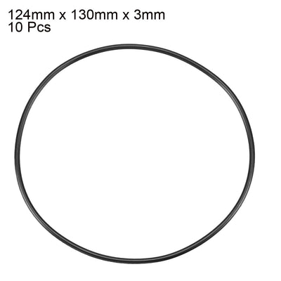 Harfington Nitrile Rubber O-Rings, Metric Buna-N Sealing Gasket Pack of 10