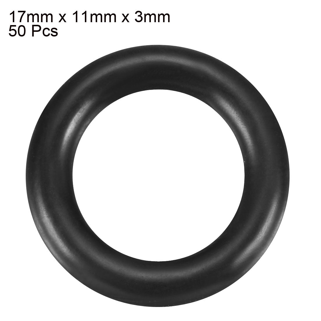 Harfington Nitrile Rubber O-Rings, Metric Buna-N Sealing Gasket 50Pcs