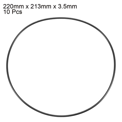 Harfington Nitrile Rubber O-Rings, Metric Buna-N Sealing Gasket Pack of 10