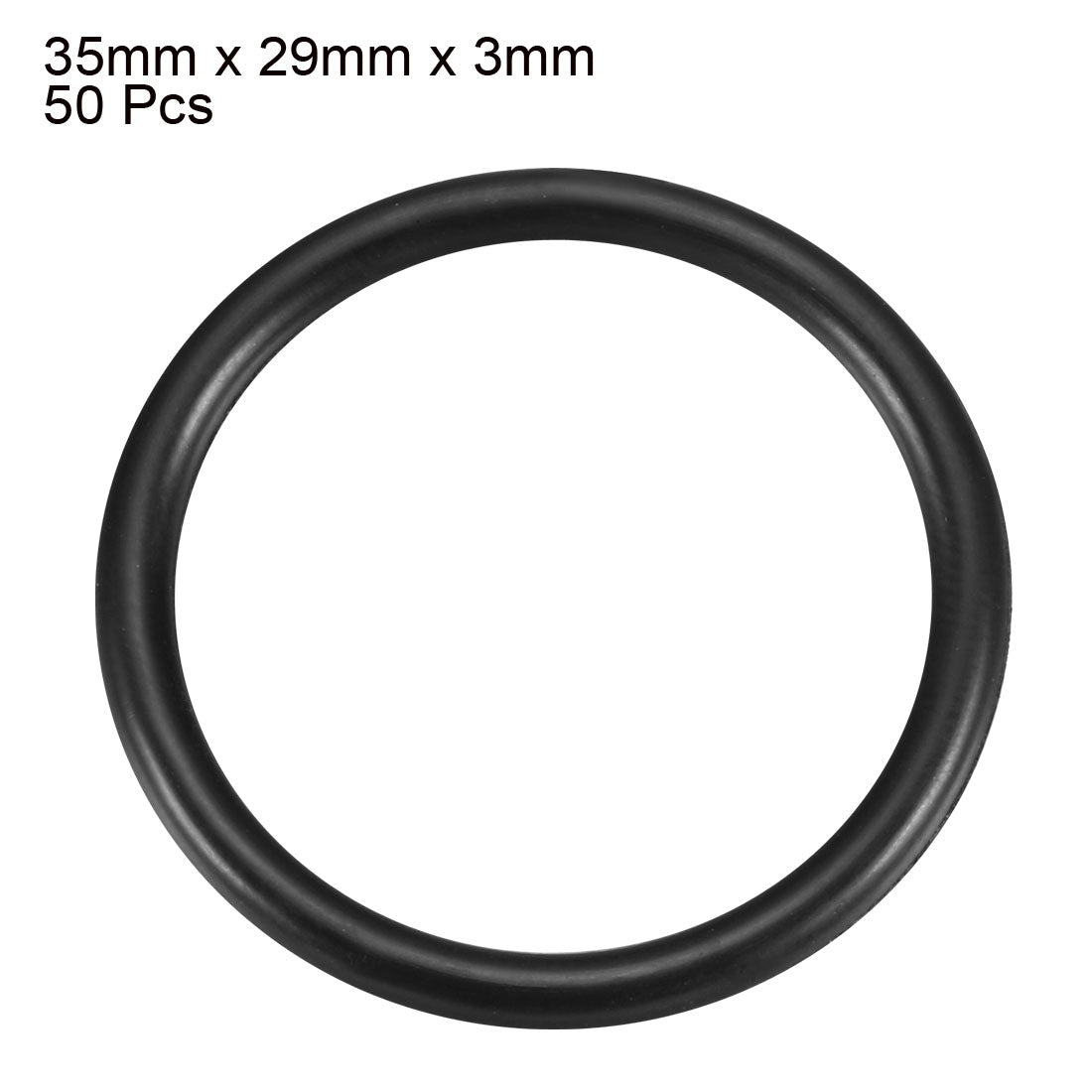 Harfington Nitrile Rubber O-Rings, Metric Buna-N Sealing Gasket 50Pcs