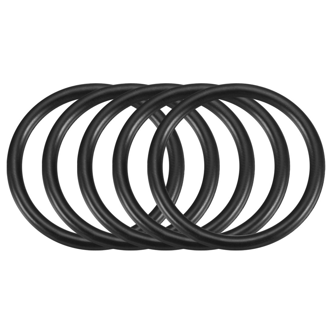 Harfington Nitrile Rubber O-Rings, Metric Buna-N Sealing Gasket 50Pcs