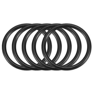 Harfington Nitrile Rubber O-Rings, Metric Buna-N Sealing Gasket 50Pcs