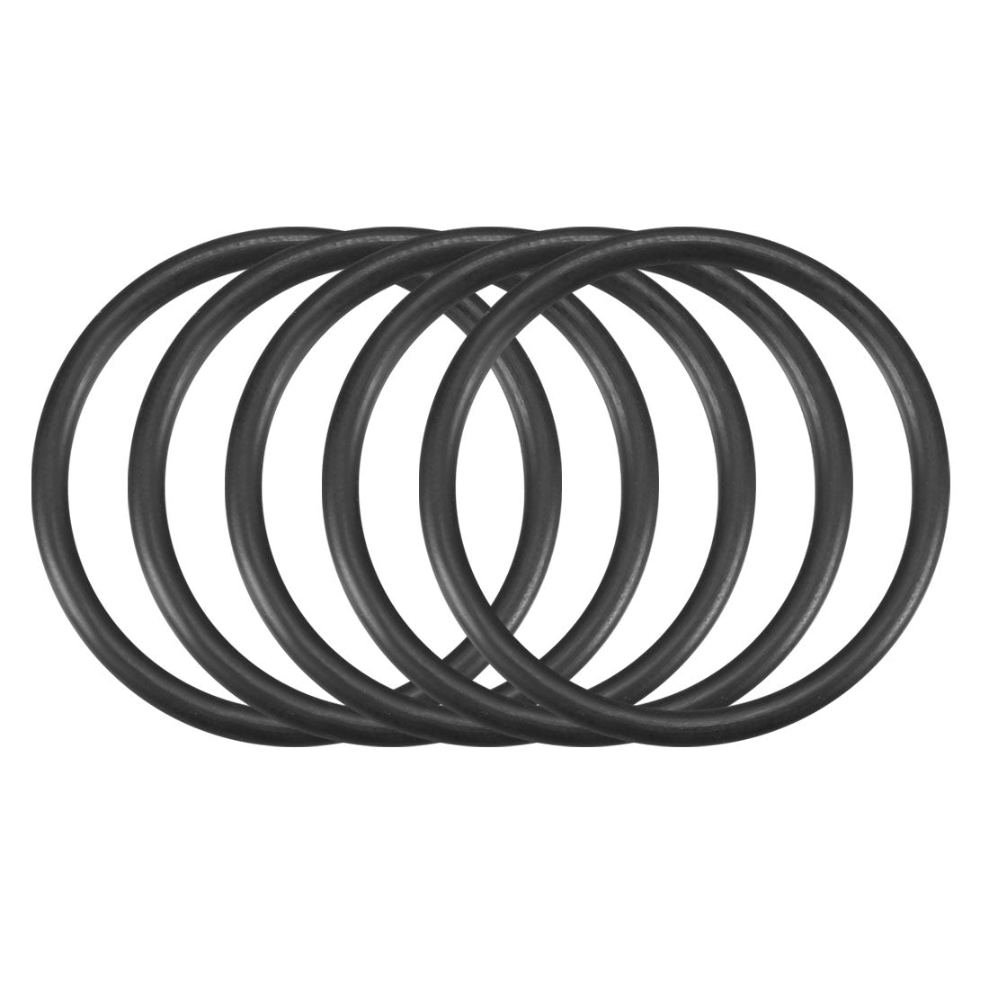 Harfington Nitrile Rubber O-Rings, Metric Buna-N Sealing Gasket 50Pcs