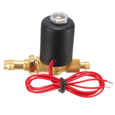 Harfington 0-0.6Mpa Brass 2 Way Rotatable Welding Machine Solenoid Valve AC 220V