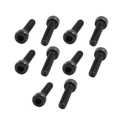 Harfington 10 Pcs 5/32" x 25/32" M4x20mm Metal Hex Socket Head Cap Screws