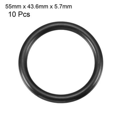 Harfington Nitrile Rubber O-Rings, Metric Buna-N Sealing Gasket Pack of 10